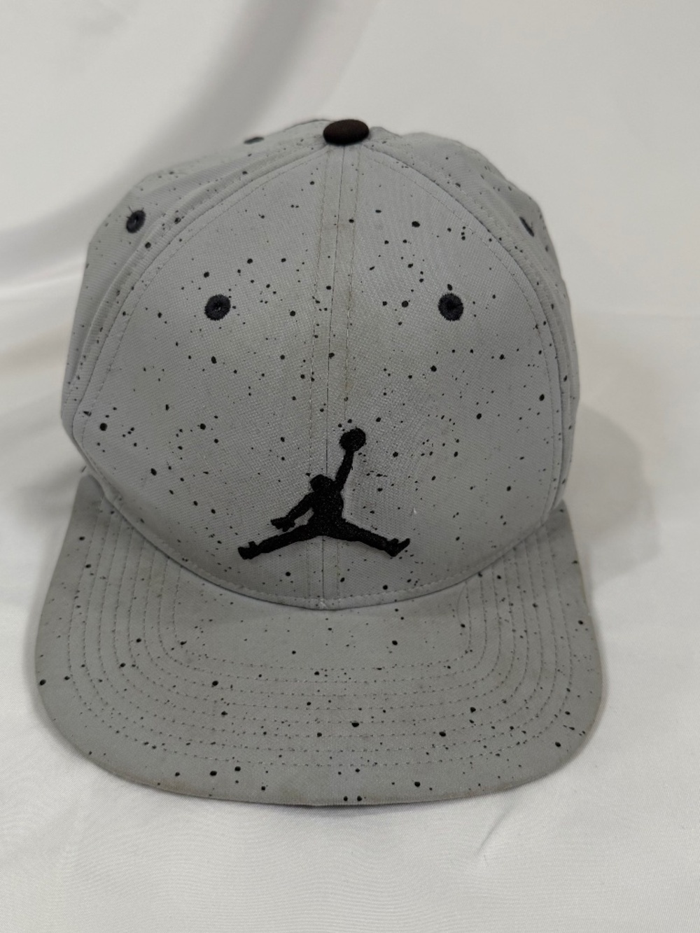 Jordan Gray Speckle Jumpman Snapback Hat